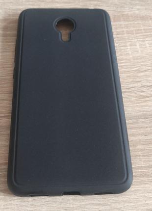Защитный силиконовый бампер для телефона Meizu MX5 черный