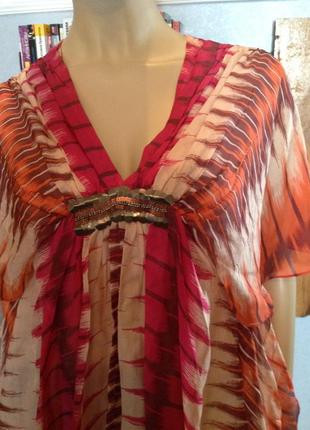 Шелковая блуза - туника бренда antik batik, р. 42-44