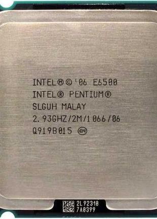 Процесор Intel Pentium E6500 775 сокет для комп'ютера кількість
