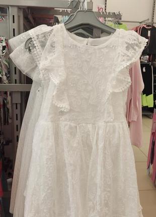 Pepco молочне плаття для дівчинки 104-122