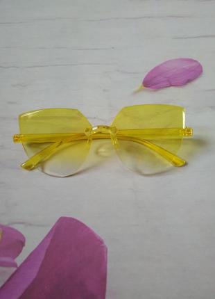 Стильные градиентные солнцезащитные очки uv 400,цветные очки,о...