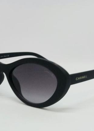Chanel женские солнцезащитные очки модные узкие овальные черны...