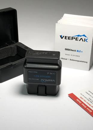 Діагностичний сканер Veepeak OBDCheck BLE + Bluetooth 4.0 OBD 2