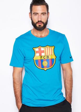 Бавовняна футболка nike barcelona crest t shirt