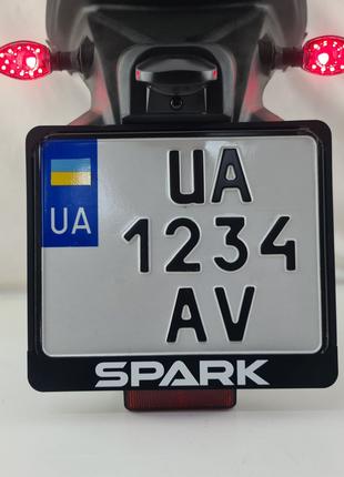Рамка для мото номера SPARK  СПАРК мотоцикл подномерник