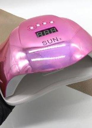 Лампа LED для маникюра Sun X 54Вт, розовая