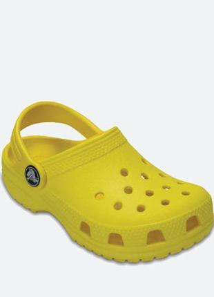 Крокси сабо жовті як нові crocs classic clog 204536 lemon ор-л...