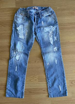 Ованые джинсы размер 26 (с)