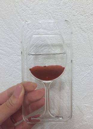 Чехол "бокал вина" для iphone 6