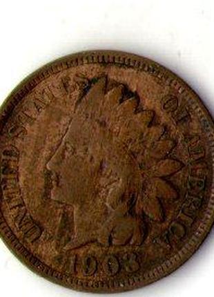 США 1 цент, 1903 год Indian Head Cent №819-13