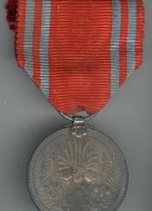 Япония медаль Члена Красного Креста серебро №799