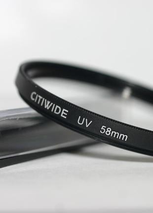 Ультрафиолетовый защитный UV cветофильтр CITIWIDE 58 мм