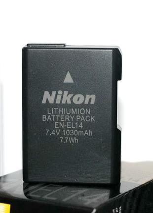 Аккумулятор для фотоаппаратов NIKON D3100, D3200, D3300, D3400...