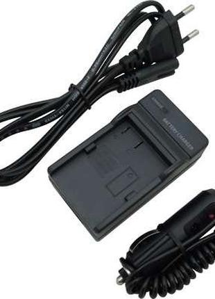 Зарядное устройство + автомобильный адаптер для Panasonic (акб...
