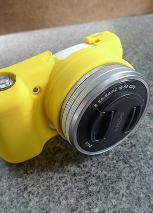 Защитный силиконовый чехол для фотоаппаратов SONY A5000, A5100...