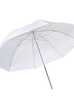 Фото-зонт белый на просвет Arsenal 110 см