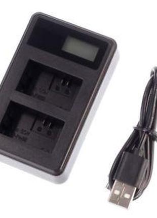 Зарядное устройство LCD2-NPFW50 с USB для 2-х аккумуляторов So...
