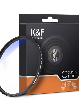 Світлофільтр K&F; Concept 58 mm HMC UV, Blue Coated, оптичне с...