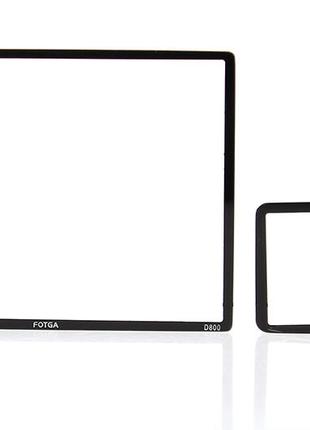 Захист основного LCD екрану та допоміжного FOTGA для NIKON D80...