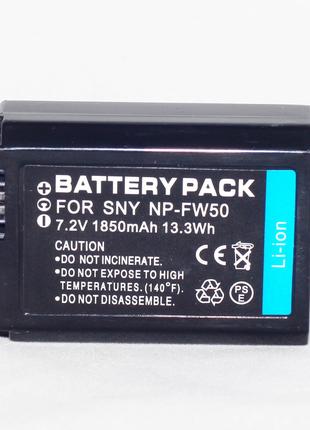 Аккумулятор NP-FW50 для камер Sony A6300, A6500, A7 II - 1850 ma