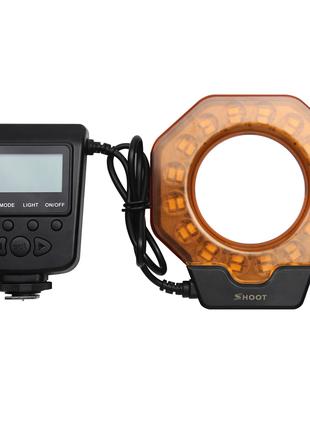 Кольцевая LED макровспышка Shoot SL-103C для камер Nikon