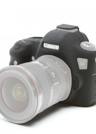 Захисний силіконовий чохол для фотоапаратів Canon EOS 6D - чорний