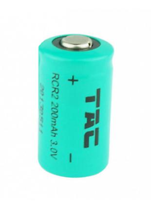 Аккумулятор CR2, (RCR2) TAC 200 mAh (цена за 1 штуку)