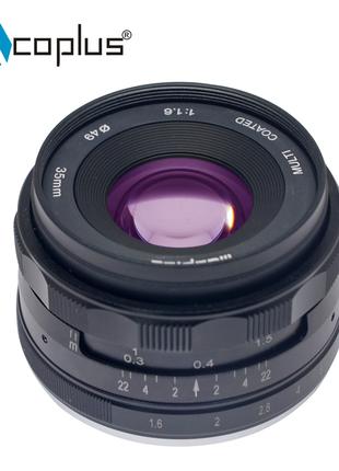 Объектив Mcoplus 35 mm F/1.6 MC для Canon (EF-M - mount (EOS-M))