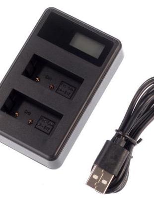 Зарядное устройство LCD2-LPE17 с USB для 2-х аккумуляторов Can...