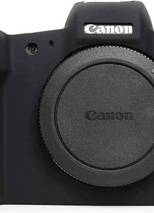Защитный силиконовый чехол для фотоаппаратов Canon EOS R - черный