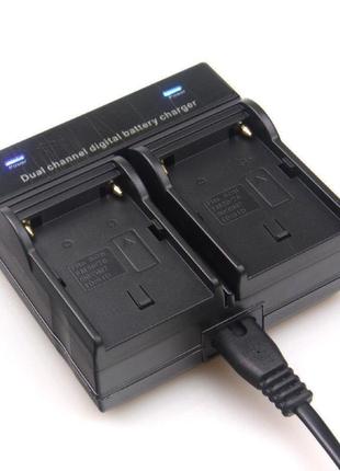 Зарядное устройство DC-DUAL для 2 x АКБ Sony NP-F550, NP-F570,...