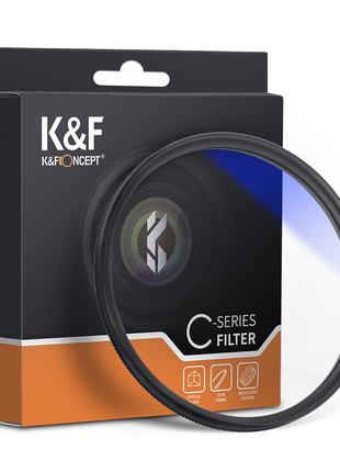 Светофильтр K&F; Concept 52 mm HMC CPL, Blue Coated, оптическо...
