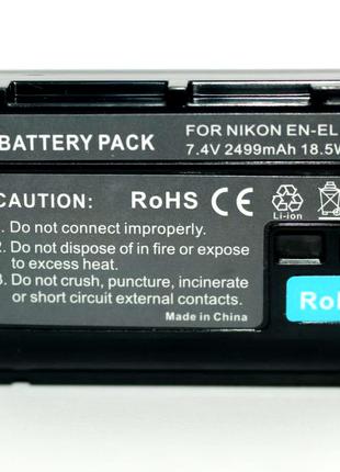 Аккумулятор для фотоаппаратов NIKON D7000, D7100, D7200, D600,...