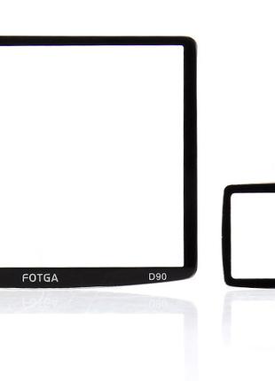 Захист основного LCD екрану та допоміжного FOTGA для NIKON D90...
