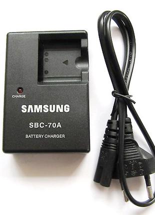 Зарядний пристрій SBC-70A для камер SAMSUNG (акумулятор BP70A,...
