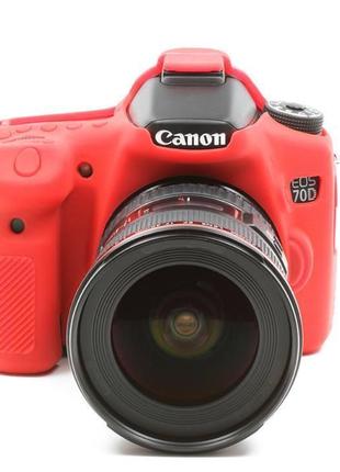 Защитный силиконовый чехол для фотоаппаратов Canon EOS 70D, 80...