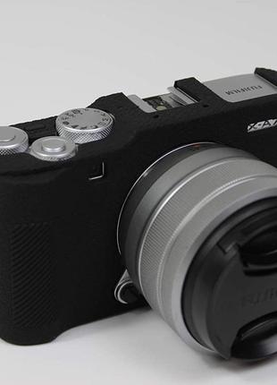 Защитный силиконовый чехол для фотоаппаратов FujiFilm X-A7 - ч...