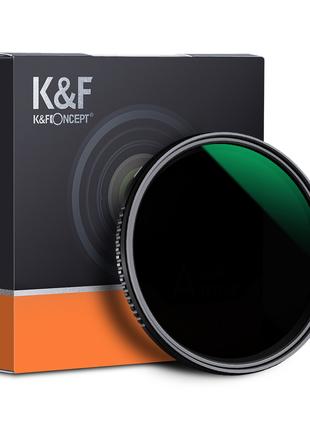 Нейтрально-серый светофильтр K&F; Concept с переменной плотнос...