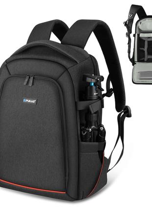 Фоторюкзак, рюкзак Puluz для фотоаппаратов - черный (тип PU5015B)