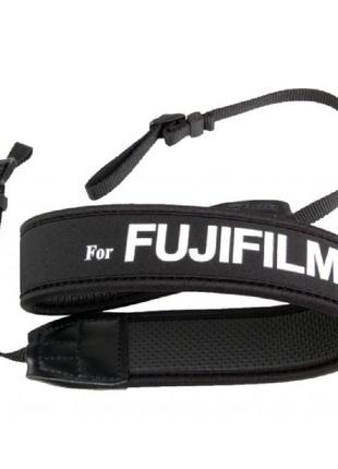 Плечевой шейный ремень для фотоаппаратов FujiFilm (неопрен)