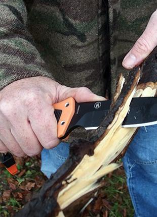 Качественный нож для выживания с чехлом 25 см. Gerber Bear Gry...
