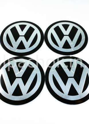 Наклейки для колпаков на диски VolksWagen (90мм)