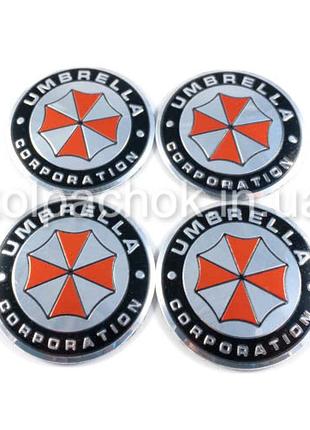Наклейки для колпачков на диски Umbrella Corporation (56мм)