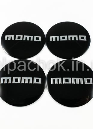 Наклейки для ковпачків на диски momo (56 мм)
