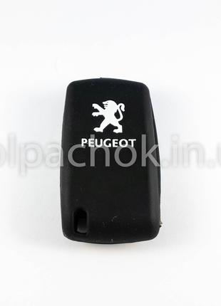 Силиконовый чехол для ключа Peugeot