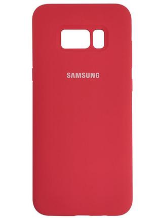 Чохол silicone case samsung galaxy s8 червоний