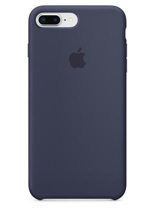 Чехол silicone case на iphone 7 / 8 plus midnight blue