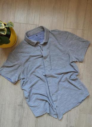 Рубашка мужская рубашка серая одежда для мужчин