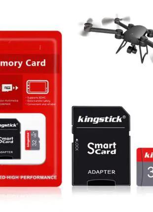 Карта памяти 32 ГБ MicroSD флешка Class 10