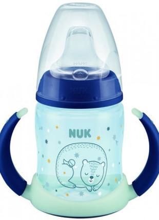 Бутылочка для кормления Nuk First Choice Мишка, 150 мл, синий ...